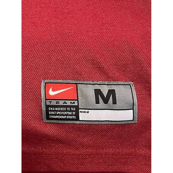 Nike Team Oklahoma Sooners Red & White V-Neck Jersey Medium - Picture 4 of 16